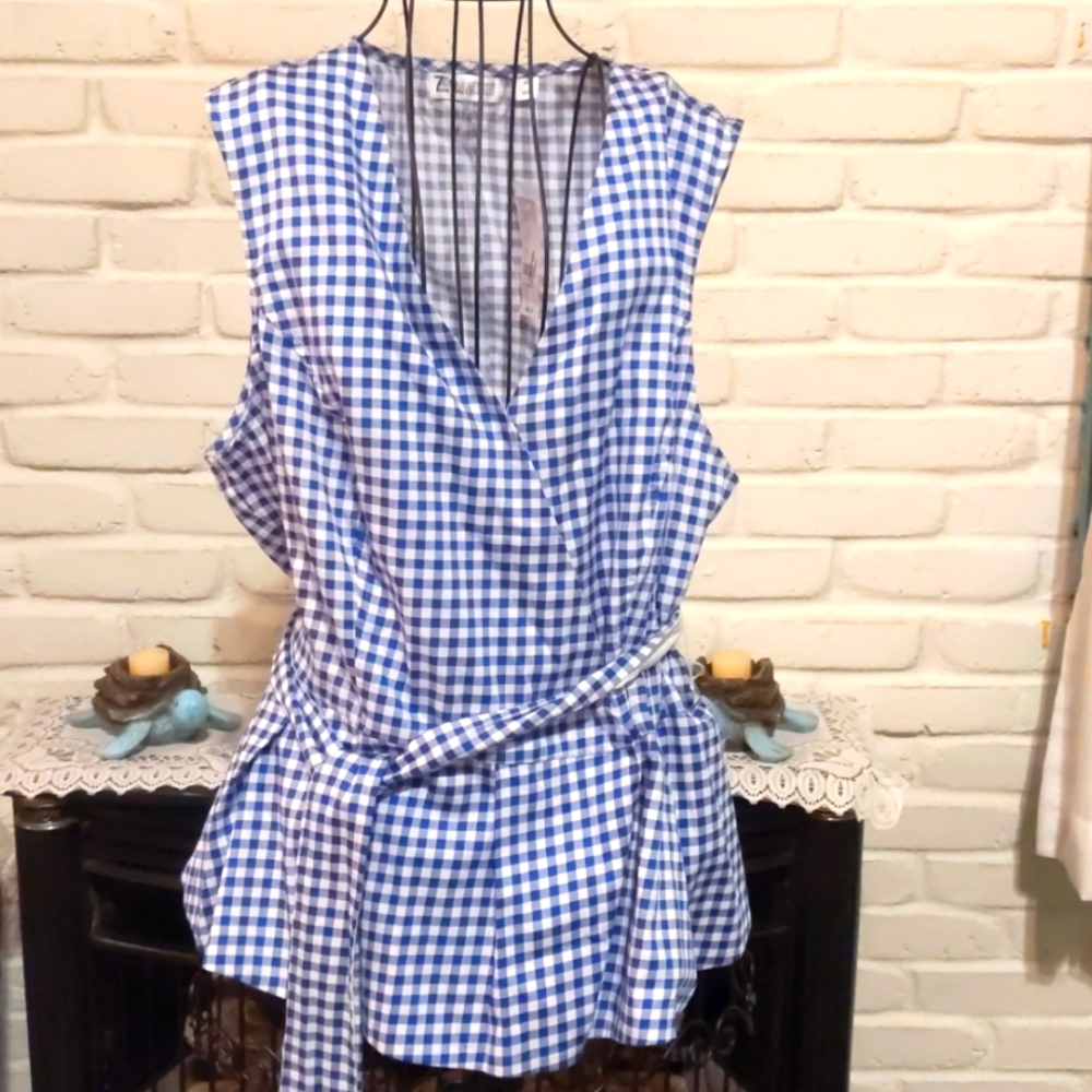 7th Ave NY & co wrap blouse